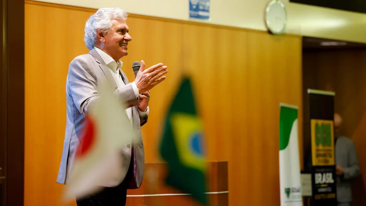 Caiado apresenta palestra a empresários no Japão
