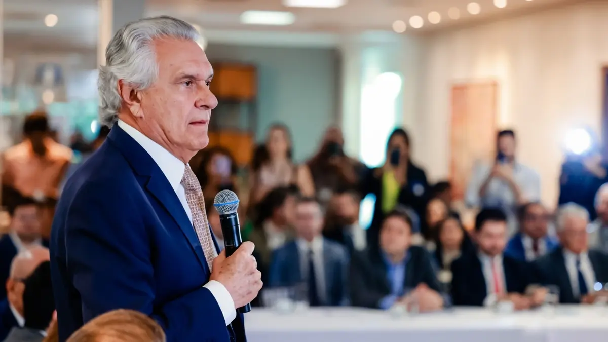 Caiado anuncia medidas em auxílio a empresas afetadas pelo tarifaço