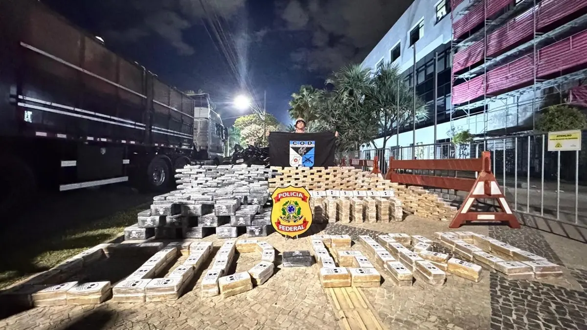 PF e PM fazem maior apreensão de cocaína da história de Goiás