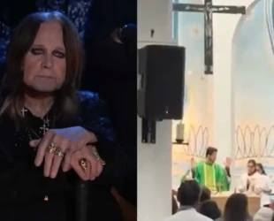 Padre mineiro cita Ozzy no momento da missa dos recém-falecidos