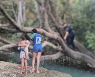 Guardas resgatam crianças que pularam em córrego para salvar bebê em Formosa (GO)