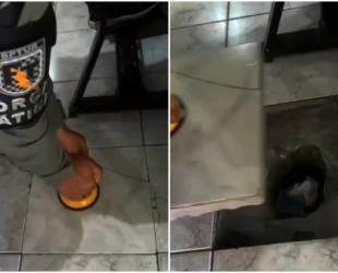 Homem escondia droga em piso falso de casa, em Caldas Novas