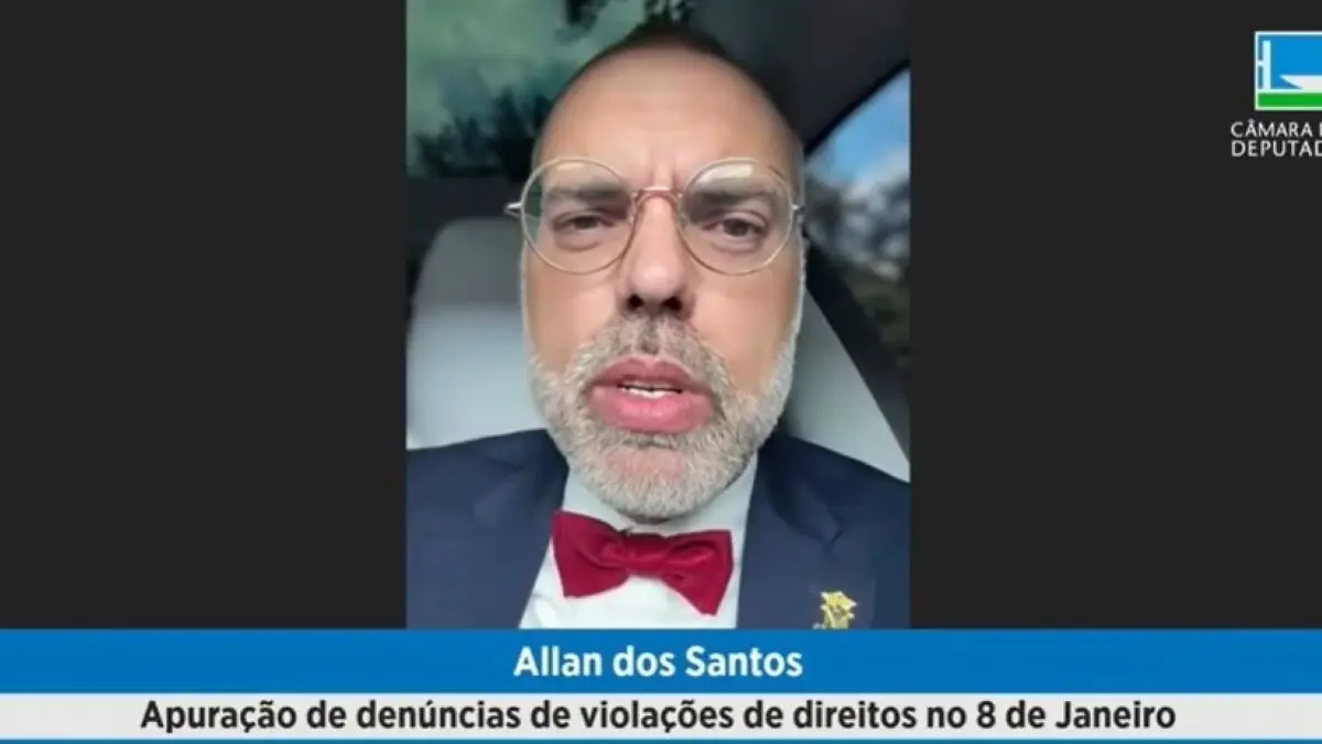 Foragido: blogueiro bolsonarista Allan dos Santos participa de audiência na Câmara dos Deputados
