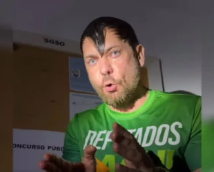 Bruno Peixoto faz vídeo de 'tortura' para anunciar concurso público