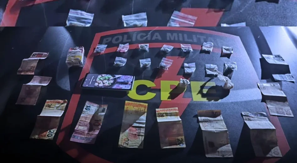PM prende suspeito de traficar ao menos 4 tipos de drogas em Caldas Novas