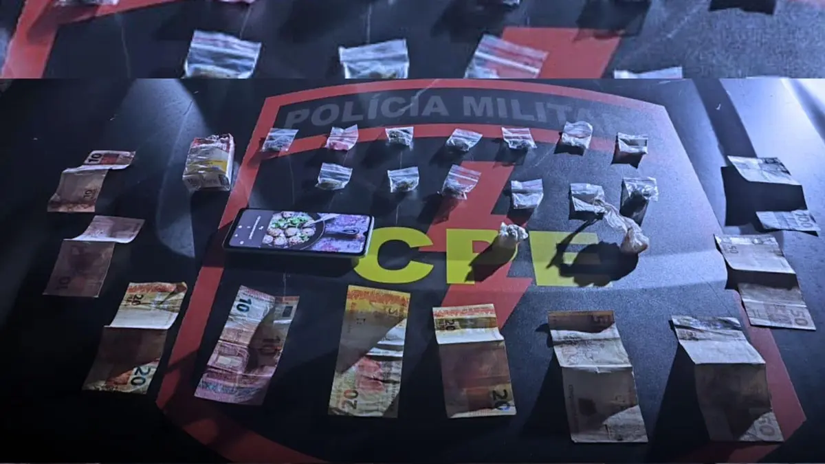 PM prende suspeito de traficar ao menos 4 tipos de drogas em Caldas Novas