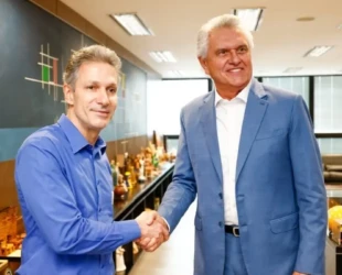 Caiado se reúne com Zema e volta a prometer anistia, se eleito presidente