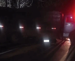 Motorista morre após bater em caminhão atravessado na BR-040, em Luziânia