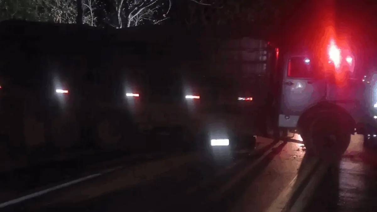 Motorista morre após bater em caminhão atravessado na BR-040, em Luziânia
