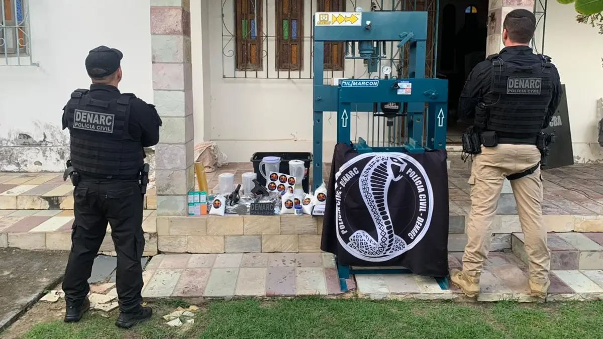 PCGO realiza megaoperação contra o tráfico de drogas em 5 Estados e bloqueia R$ 2,5 milhões