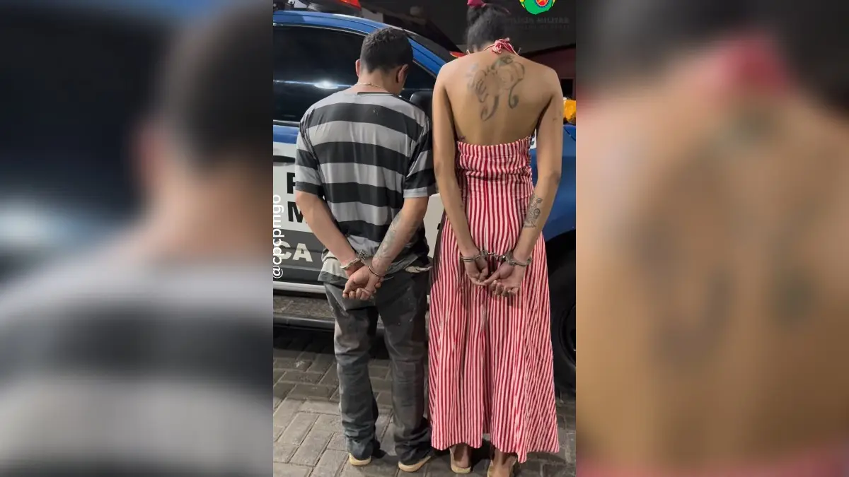 PM prende casal com 58 tabletes de maconha em Goiânia