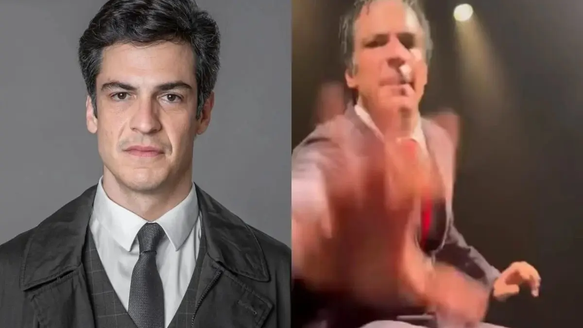 Mateus Solano dá tapa em celular ao ser filmado em peça, mas mantém personagem