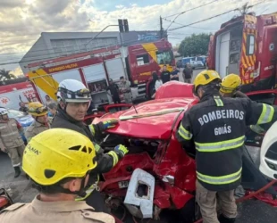 Acidente com múltiplos veículos tem seis feridos em Goiânia