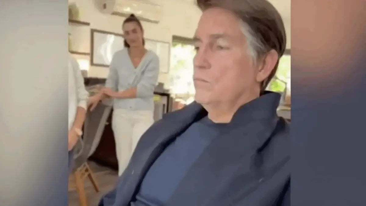 Ator Jim Caviezel aparece como Jair Bolsonaro nos bastidores do filme 'Dark Horse'