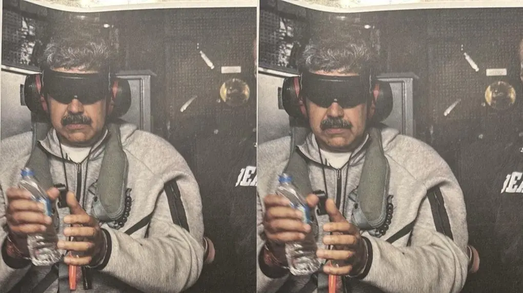 Trump divulga foto de Maduro preso a bordo de navio