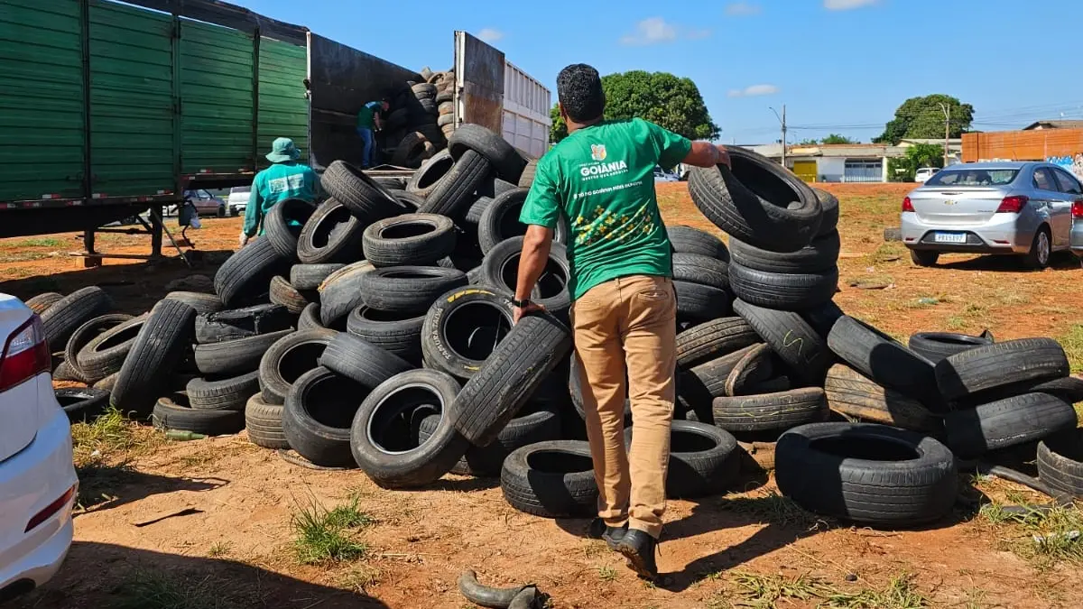 Goiânia terá mutirão para recolhimento de pneus inservíveis em 21 de janeiro