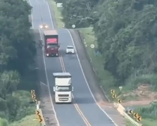 Operação da PRF em Goiás registra 150 ultrapassagens proibidas na BR-414