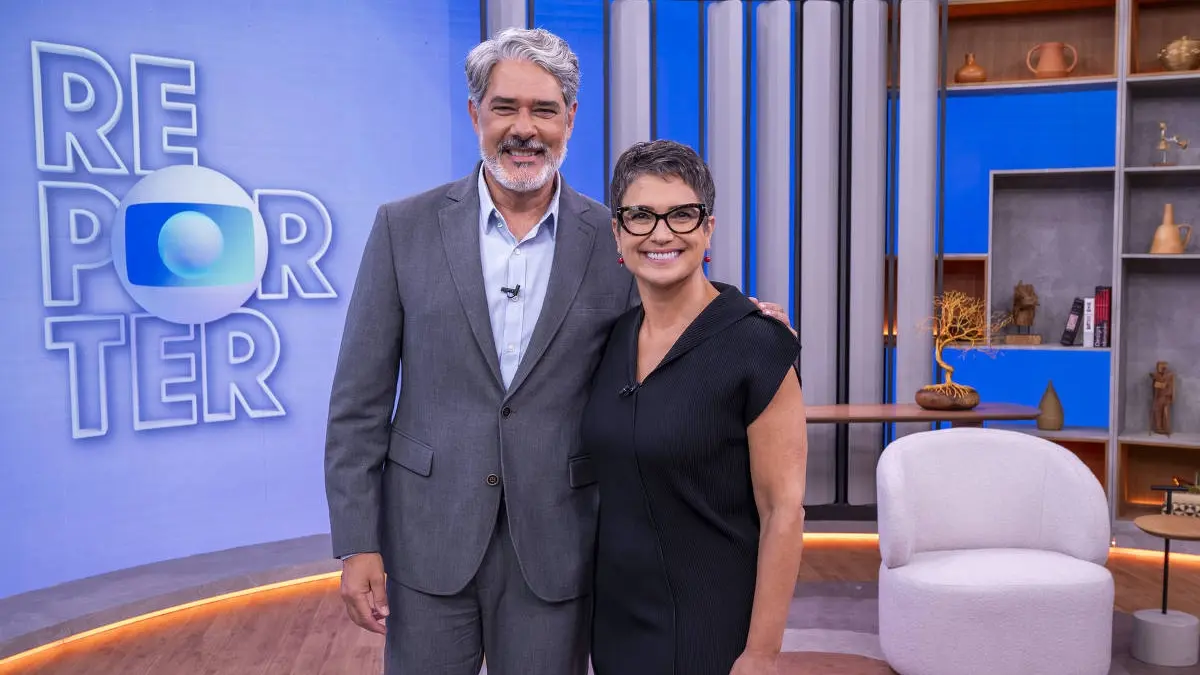 William Bonner grava primeiro programa piloto como apresentador do Globo Repórter