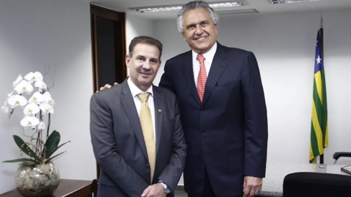 Kassab confirma que comando do PSD em Goiás deve passar para Caiado nos próximos dias