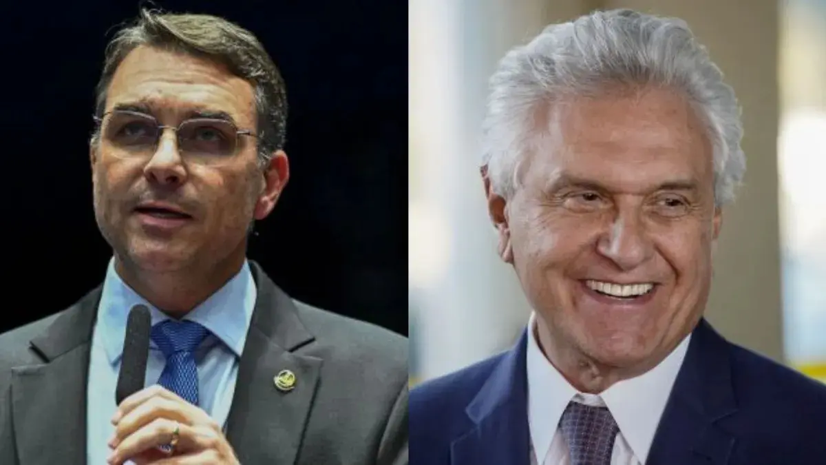 Flávio e Caiado discutem Goiás em reunião nesta quarta-feira