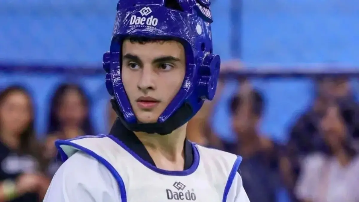 Morre promessa do taekwondo brasileiro Cauã Batista Gomes Este aos 18 anos