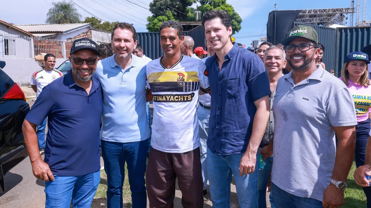 Daniel Vilela destaca parceria com Leandro Vilela, prefeito de Aparecida