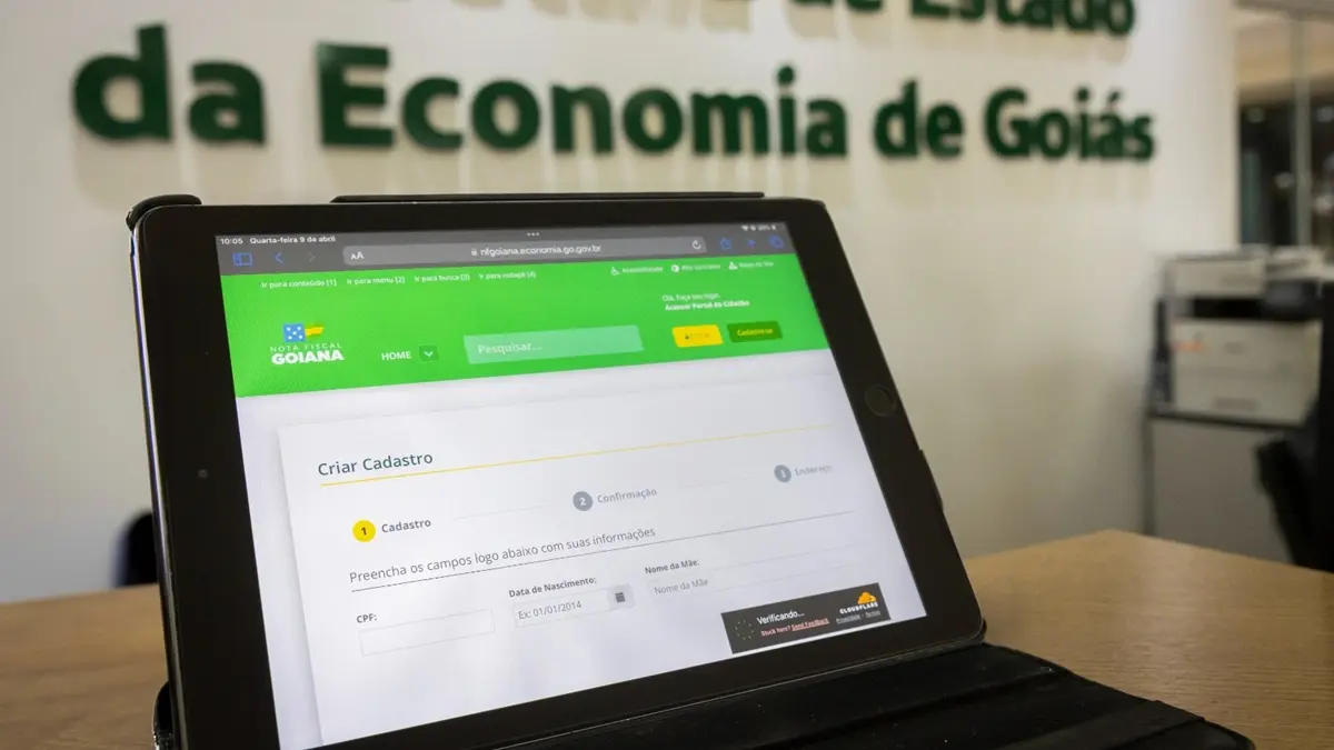 Goiás alcança 1 milhão de inscritos no Nota Fiscal Goiana