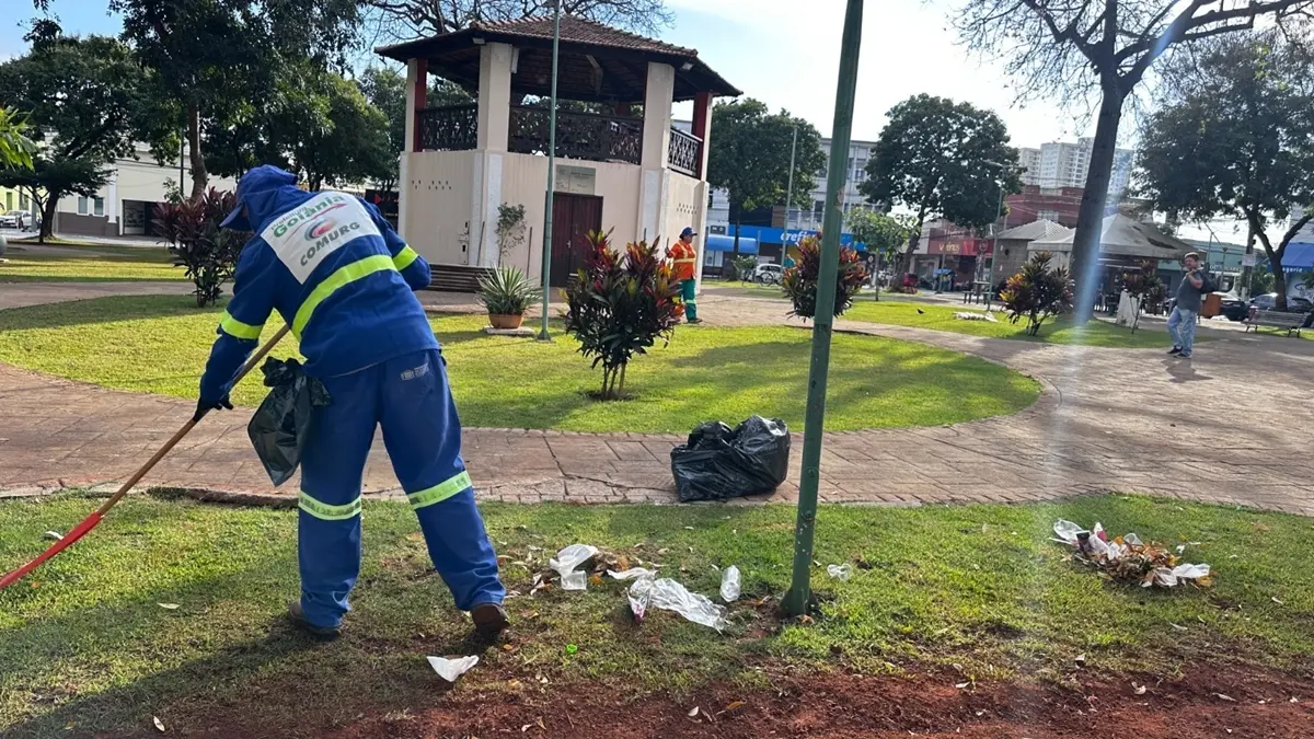 Goiânia: praças de Campinas passam por revitalização para o aniversário de 216 anos