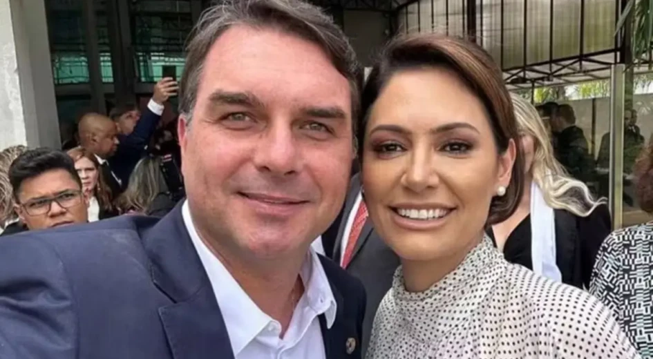 Michelle e Flávio se encontram pela primeira vez após reconciliação: 'Colocamos uma pedra'