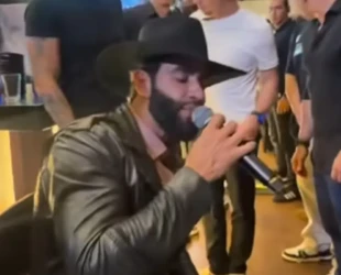 Gusttavo Lima faz apresentação intimista em bar do Marista em Goiânia