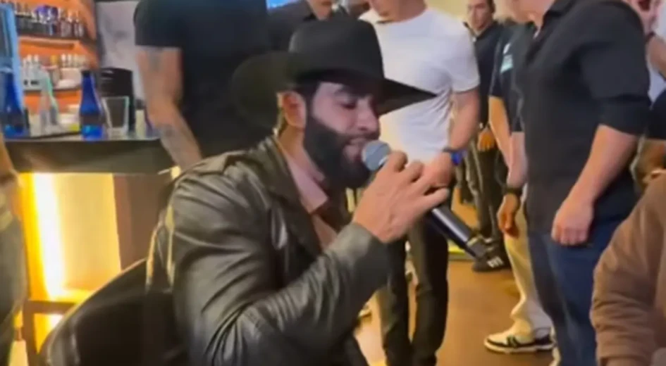 Gusttavo Lima faz apresentação intimista em bar do Marista em Goiânia