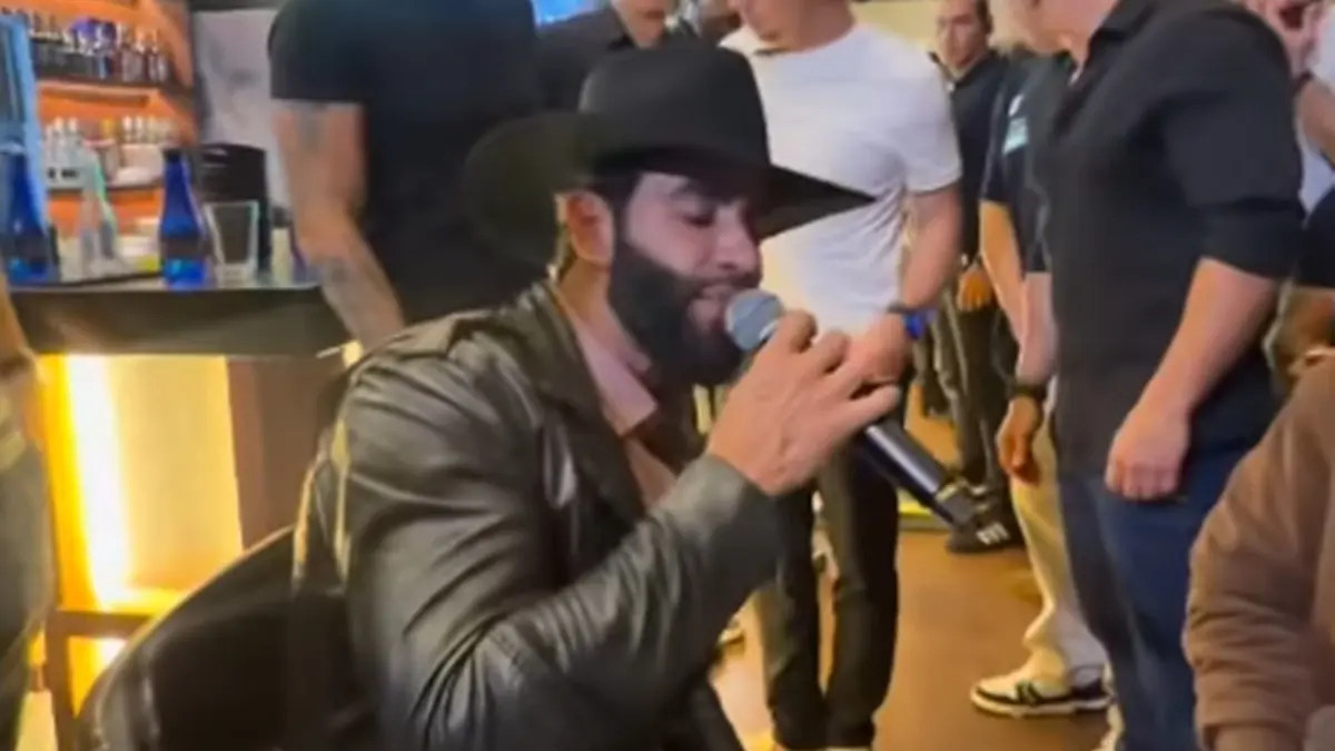 Gusttavo Lima faz apresentação intimista em bar do Marista em Goiânia