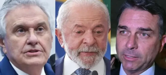 BTG/Nexus: Lula tem 46% contra 45% de Flávio; diante de Caiado, resultado é 45% a 45%