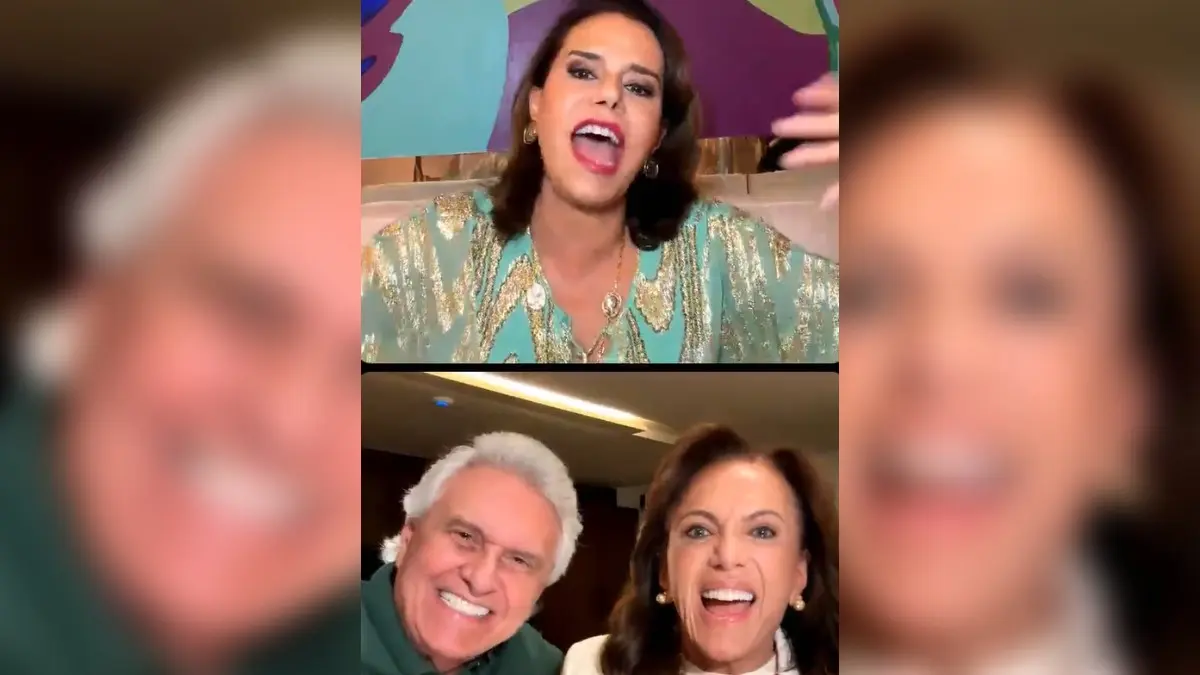Narcisa faz live com Gracinha com participação de Caiado
