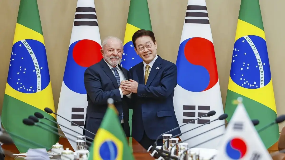 Lula recebe presidente da Coreia do Sul para negociar acordos comerciais