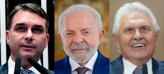 Nexus/BTG: Lula empata com Caiado e Flávio no 2º turno