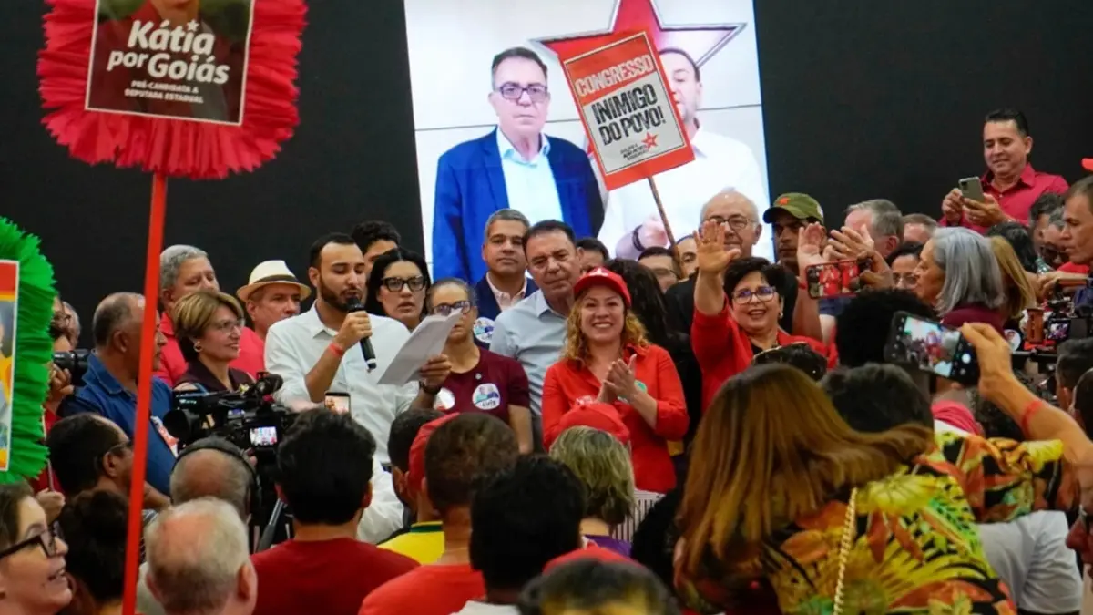 Convenção do PT em Goiás confirma Luis Cesar Bueno ao governo e Carlos Mundim (PDT) na vice