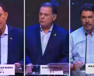 Primeiro debate ao governo de Goiás é morno e sem propostas detalhadas