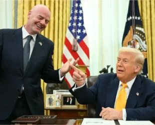 Trump diz que seria um 'erro terrível' Infantino deixar a Fifa