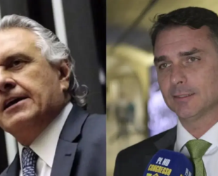 Campanha de Flávio tenta 'jogar' chapa de Caiado na esquerda