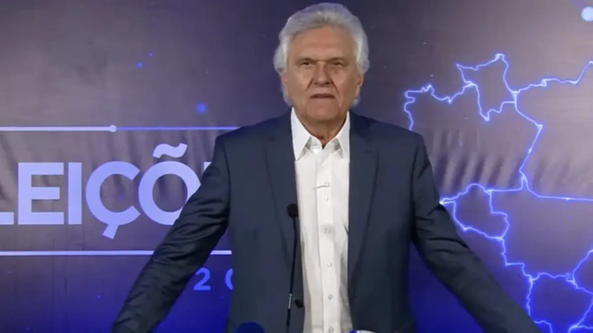 'Para ganhar voto fora do jogo, deveriam ter o registro cassado', diz Caiado sobre ausência de Lula e Flávio em debate