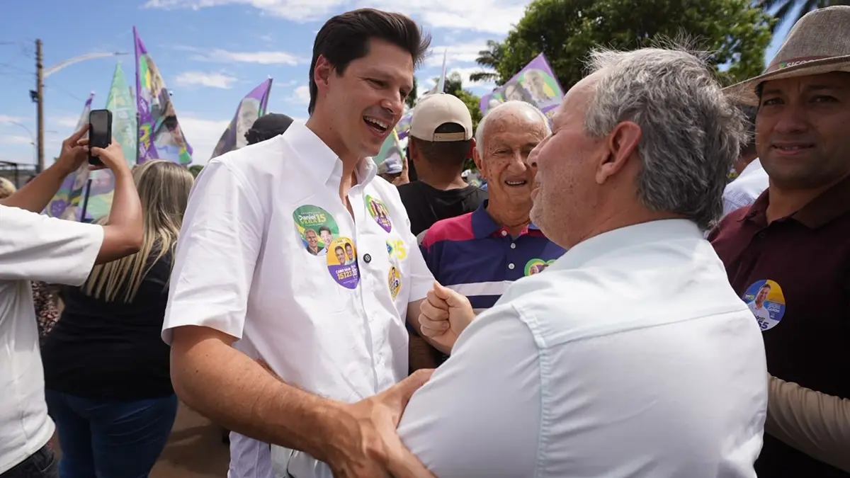“Extraordinária a receptividade aqui no Sudoeste goiano, minha região natal", diz Daniel Vilela