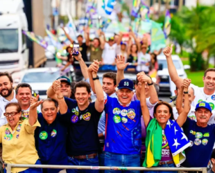 Ao lado de Caiado, Daniel diz ter orgulho do que fizeram por Goiás
