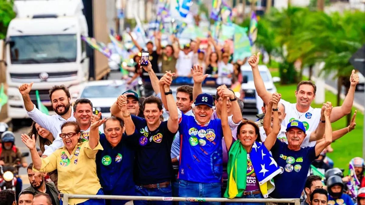 Ao lado de Caiado, Daniel diz ter orgulho do que fizeram por Goiás