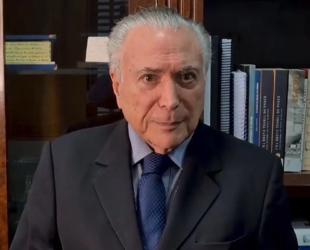 Temer defende Flávio em declaração: 'Povo brasileiro deixou claro que deseja mudança'