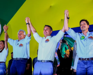 Daniel Vilela e Caiado declaram apoio a Flávio Bolsonaro no segundo turno